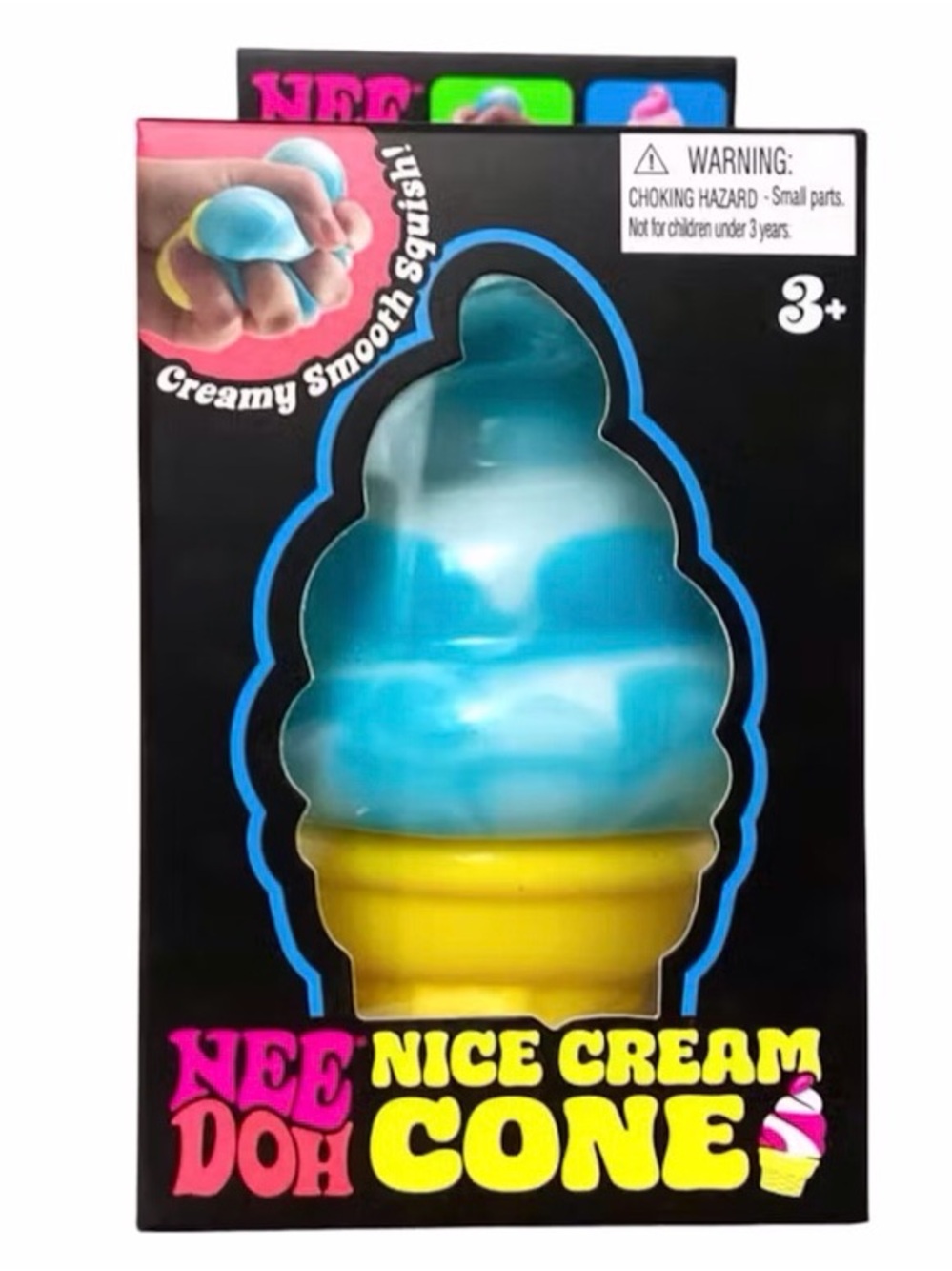 Schylling Needoh Nice Dream Cone Blue Ice Cream Squishy